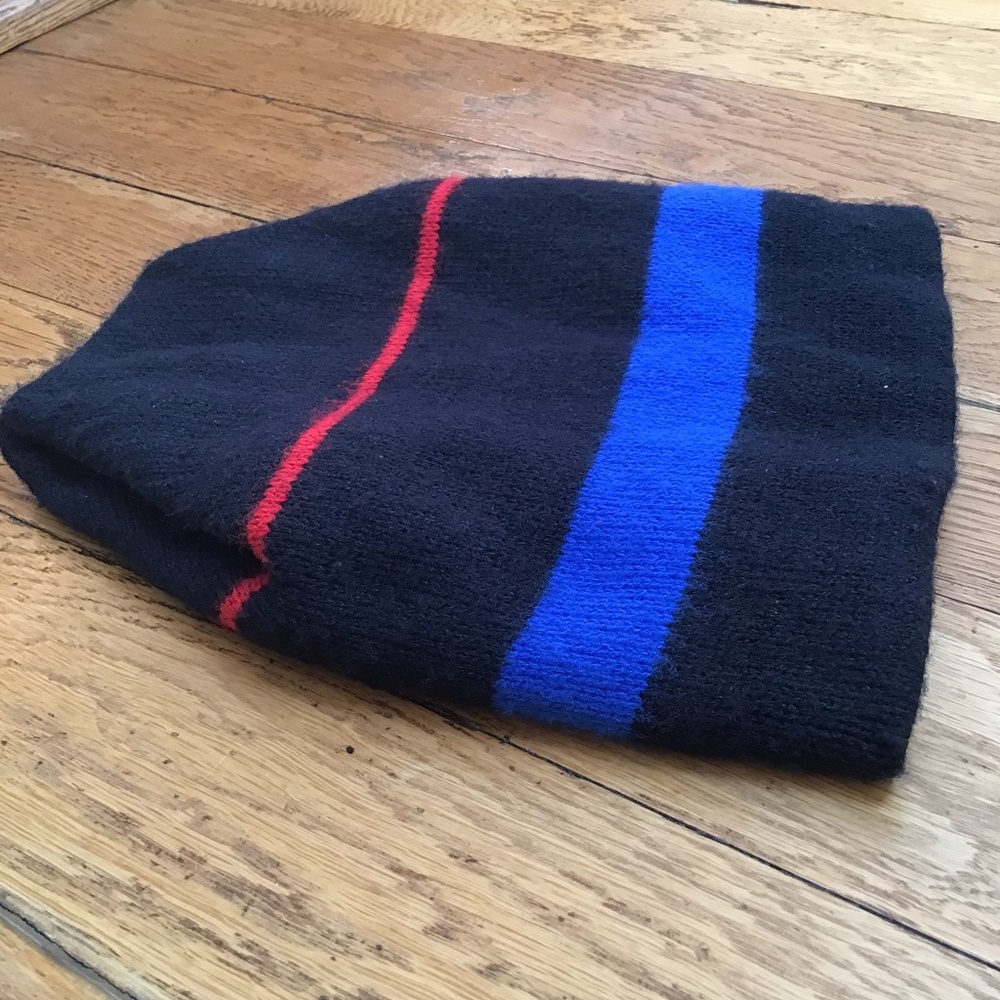 Wool Ski Hat Windproof Lined Euc Winter Beanie Sn… - image 6